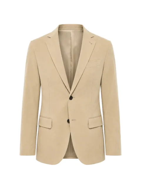 Corneliani Circle flap-pocket blazer Neutrals 92XH093818504034
