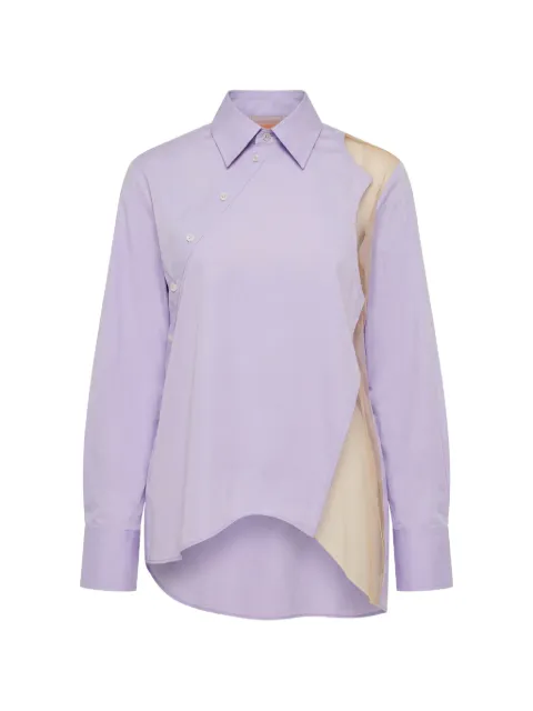 Viktor & Rolf asymmetric-buttons shirt Purple TS0276124323