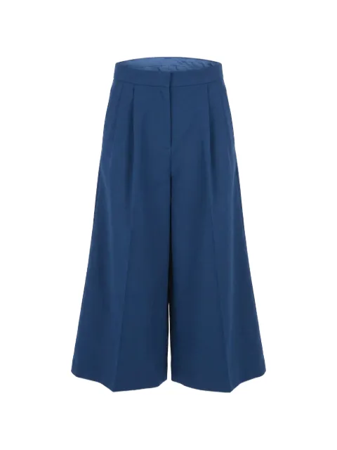 Marni Gaucho pleated wide-leg trousers Blue PAMA0288OUTCX2800B60