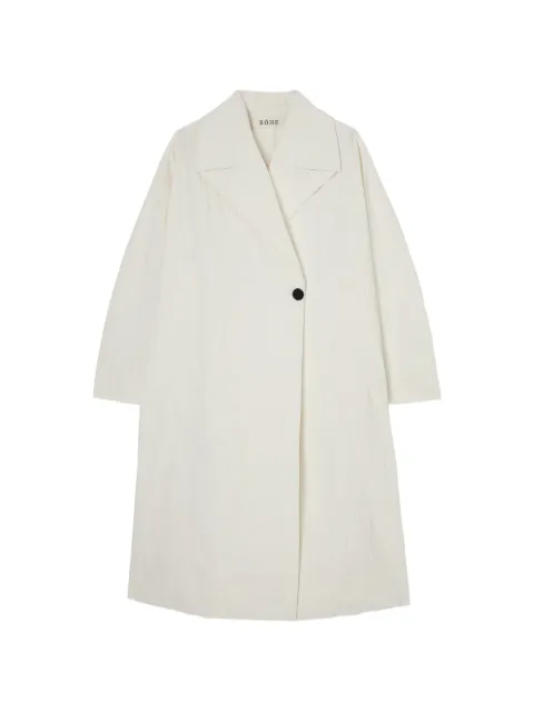 Róhe crushed-effect oversized coat Neutrals 41910022