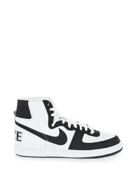 Nike x Comme des Garçons Terminator lace-up leather sneakers White PKK1050