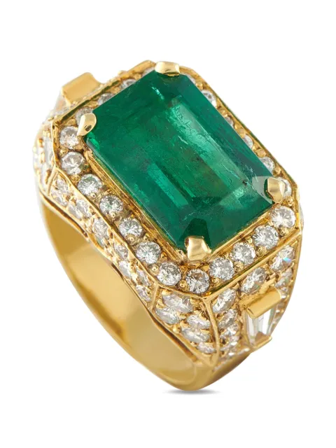 LB Exclusive emerald and diamond ring Gold MF39050726