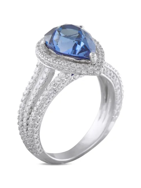 LB Exclusive sapphire and diamond ring Silver MF18050726