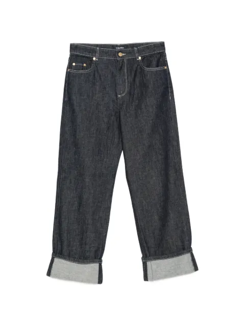 'S Max Mara Poggio turn-up cuff jeans Blue 2629186011
