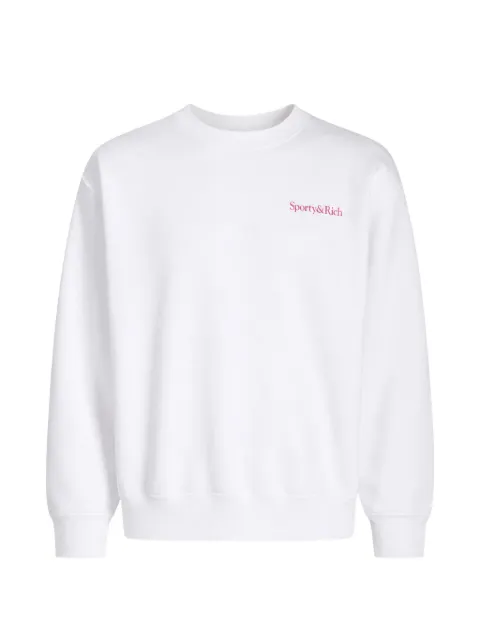 Sporty & Rich logo-print sweatshirt White ST07167300WH01