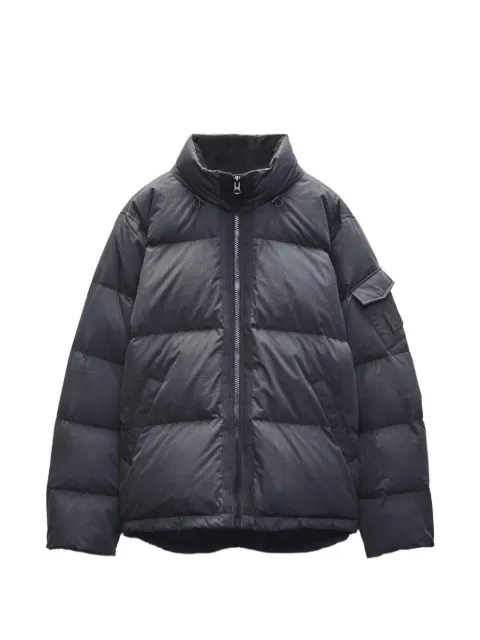 rag & bone Daniel quilted padded jacket Black RV7925F0MNY