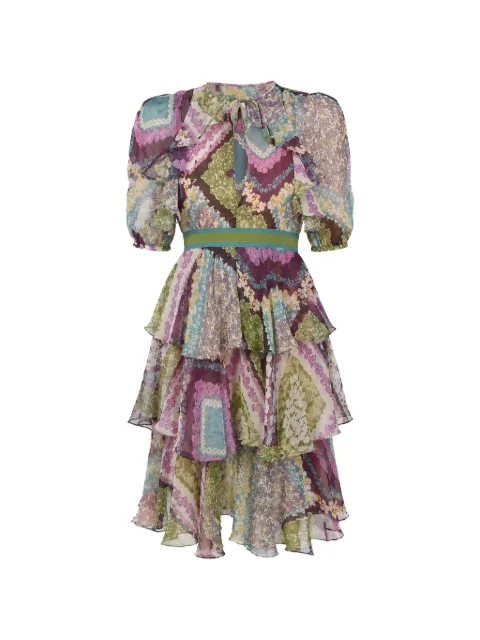 DSQUARED2 ruffled belted mini dress Pink S75CV0191S52496