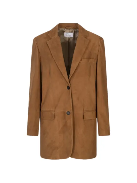 Giuseppe Di Morabito button-fastening suede blazer Brown 05FWJA123P05366