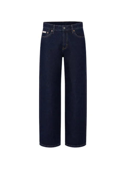 Calvin Klein 90s logo-patch jeans Blue LV047D901GGWI