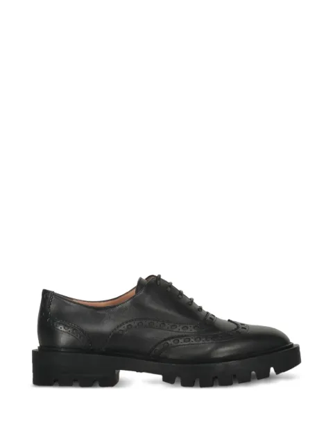 Santoni brogue-detail brogues shoes Black WUCU59615NERNLES