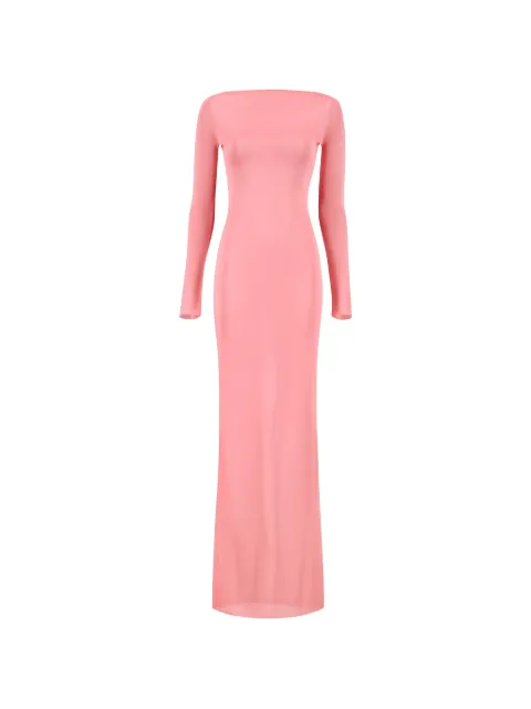 La Galpa Riva Vera long-sleeve maxi dress Pink RVVIR