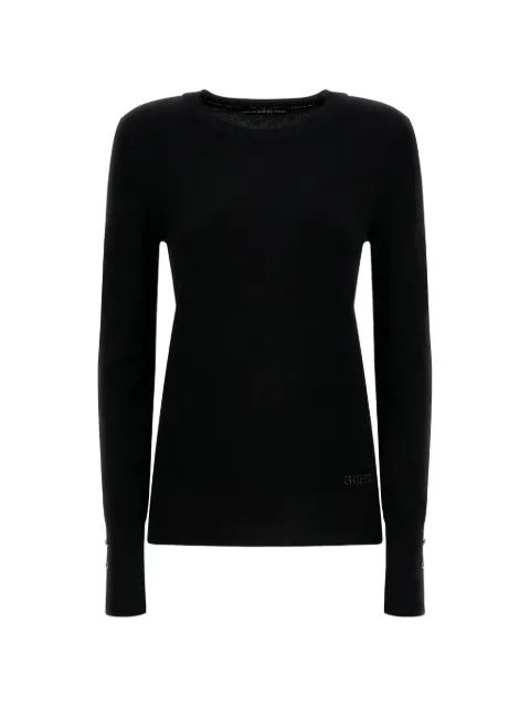 GUESS USA crew-neck sweater Black W2YR30Z2V62