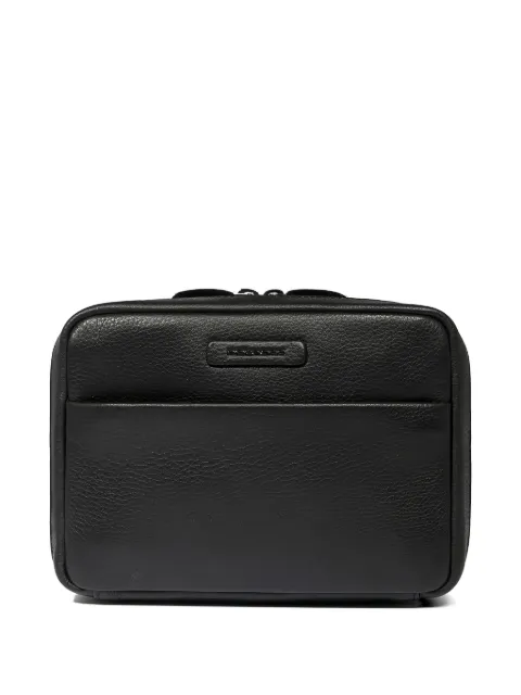 PIQUADRO leather clutch bag Black AC6574MOS