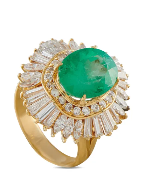 LB Exclusive emerald and diamond ring Gold MF44050726