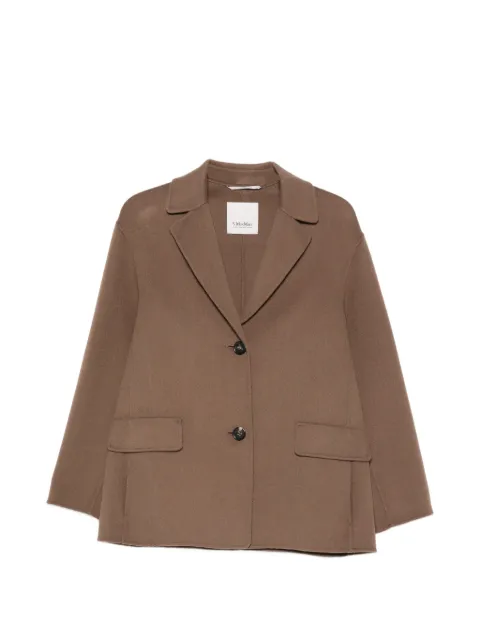 'S Max Mara Melfi single-breasted notch-lapel jacket Brown 2629046041