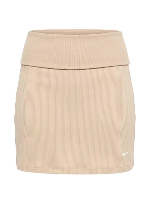 Nike Chill logo-embroidered mini skort Neutrals IF0575