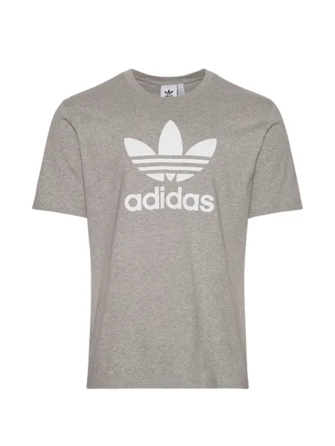 adidas Trefoil logo-print T-shirt Grey JC7911