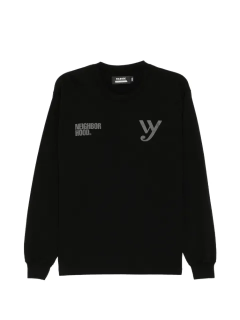 Yohji Yamamoto x Neighborhood long-sleeved T-shirt Black SKT120112WILDSIDENBHD