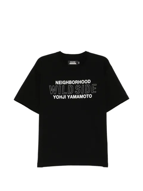 Yohji Yamamoto xNeighborhood short-sleeves T-shirt Black SKT100112WILDSIDENBHD