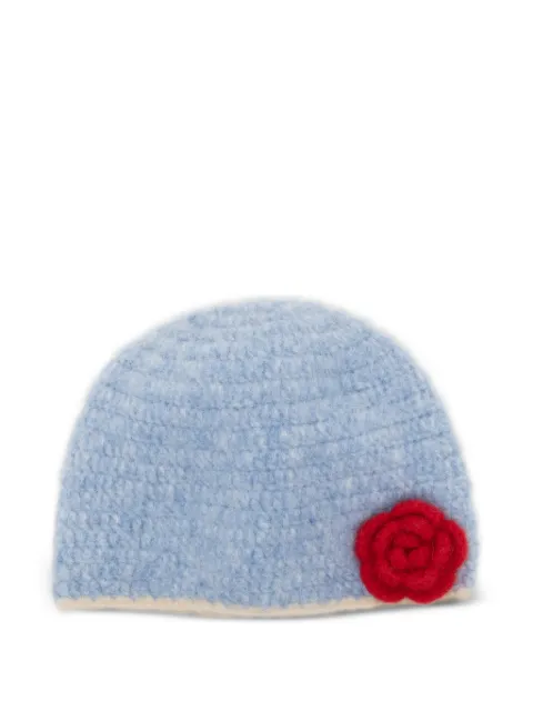 ROCKFISH flower-patch beanie hat Blue CL1ACBF3HA001SKYBLUE