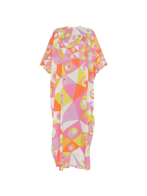 PUCCI Iride-print maxi dress Pink 6HRL456H724