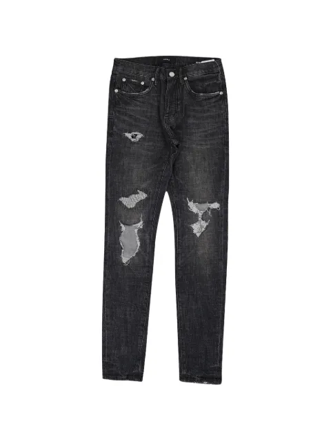 Purple Brand distressed jeans Black P001FGD1222
