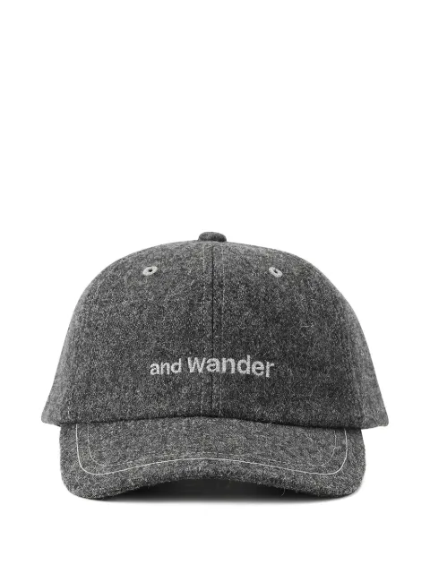 and Wander wool melton cap Grey 5744986345020
