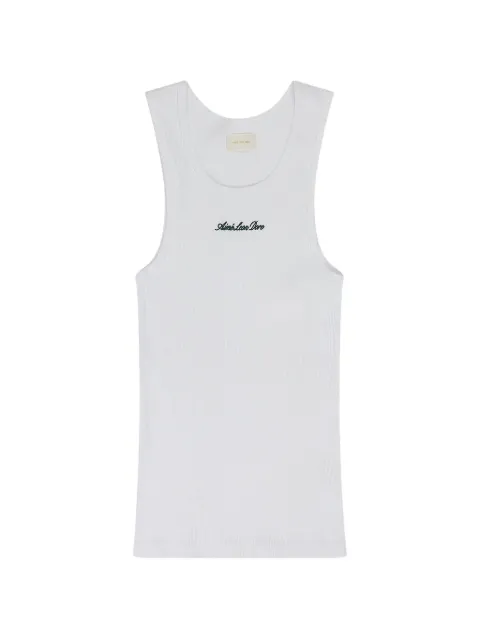Aimé Leon Dore embroidered-logo tank top White SS24CT037BRIGHTWHITE