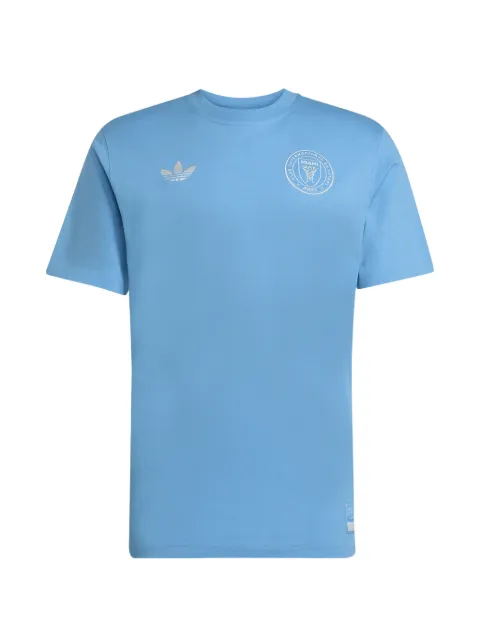 adidas Inter Miami CF logo-print T-shirt Blue JM5159