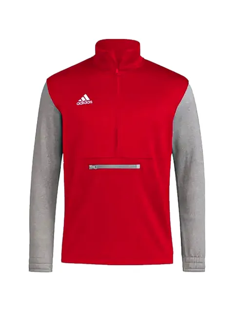adidas Team Issue quarter-zip sweatshirt Red HI3070
