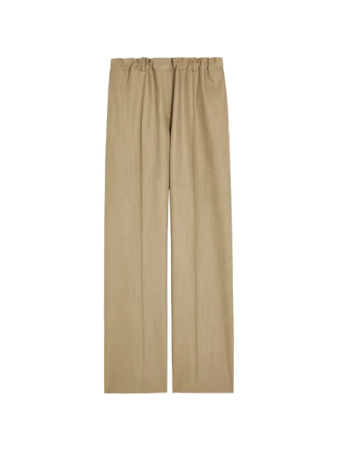 CALVIN KLEIN COLLECTION pleated straight-leg trousers Brown VY0S400