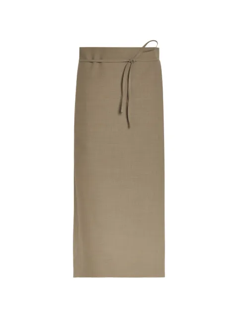 CALVIN KLEIN COLLECTION tie-fastening midi skirt Brown VY0W707