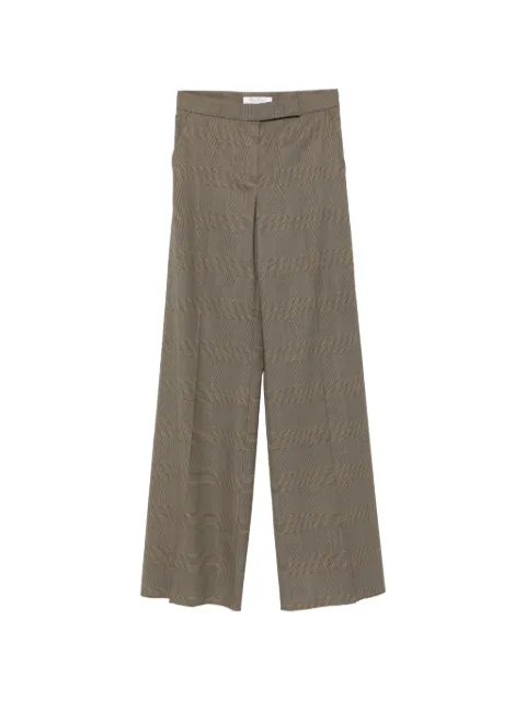 Max Mara wide-leg trousers Green 2621136041600