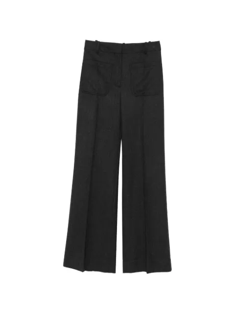 Victoria Beckham flannel wide-leg trousers Grey 1226WTR005115T