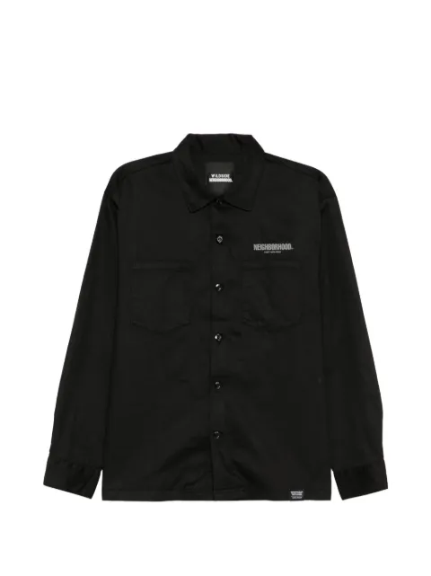 Yohji Yamamoto x Neighborhood long-sleeves shirt Black SKB100211WILDSIDENBHD