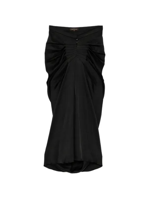Biyan ruched draped skirt Black SBSS26025