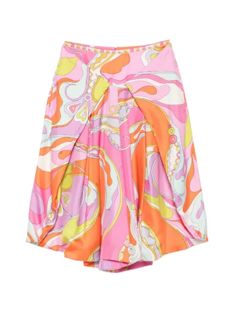 PUCCI Iride-print silk trousers Pink 6HRT096H731