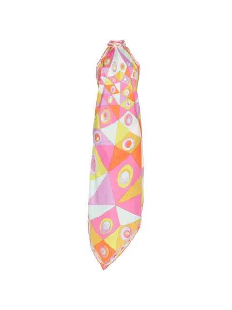 PUCCI geometric-print midi dress Pink 6HRH066H831