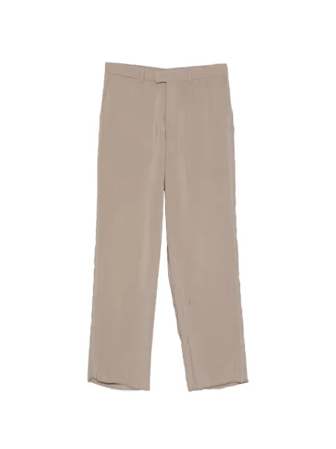 Emporio Armani belt-loop straight-leg trousers Grey EM005059TE20387
