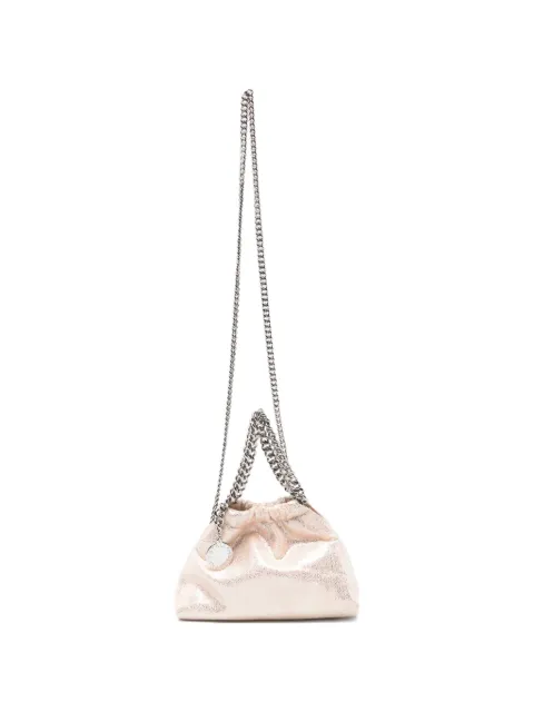 Stella McCartney mini Falabella chain-link clutch bag Pink 7B0144WP0301