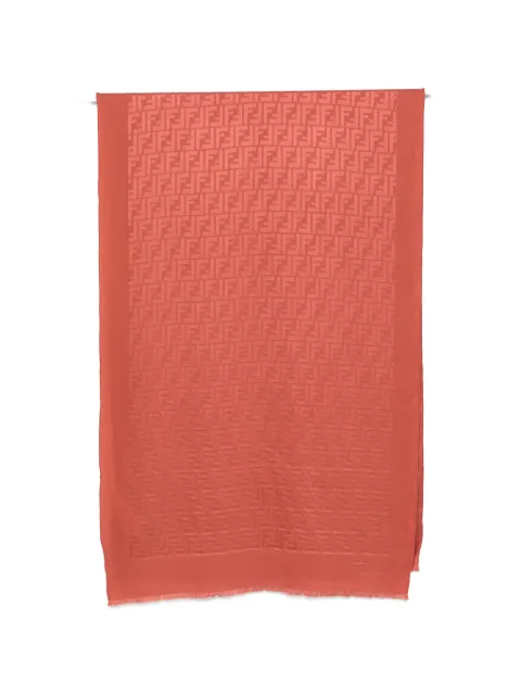 FENDI FF motif scarf Orange FXT185ANBE