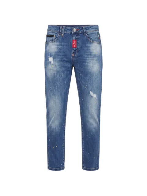 Philipp Plein new tapered fit jeans basic Blue UAFCMDT4460PDE004N