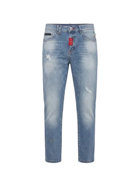 Philipp Plein new tapered fit jeans basic Blue UAFCMDT4461PDE004N