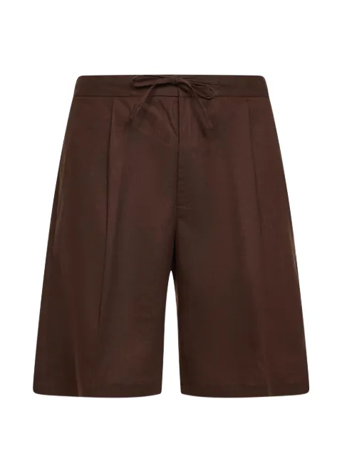 Hevo Torrelapillo pleated shorts Brown TORRELAPILLOL7071118