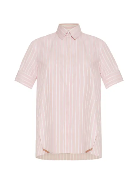 Adam Lippes Charlie striped cotton shirt Pink S26106SS