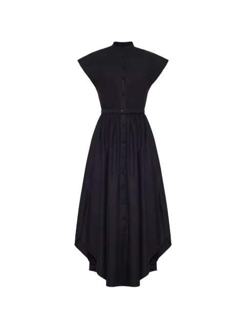 Adam Lippes Geneveive belted flared dress Black S26745CS