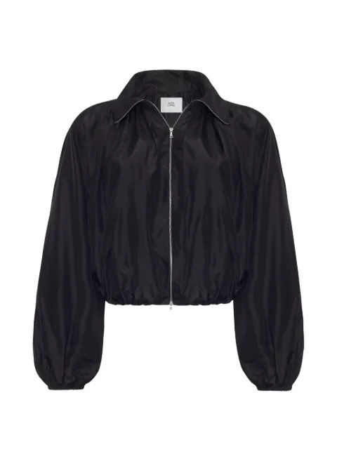 Adam Lippes Simone silk jacket Black S26805TA0012