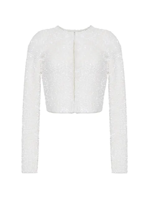 Adam Lippes Raya sequin-embellished cardigan White S26603SQ
