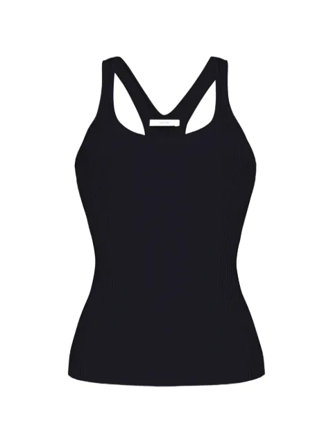 Adam Lippes Peretti ribbed tank top Black S26601VI