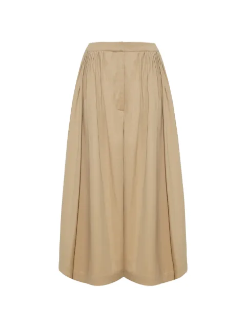 Adam Lippes Athena pleated palazzo pants Neutrals S26525CT